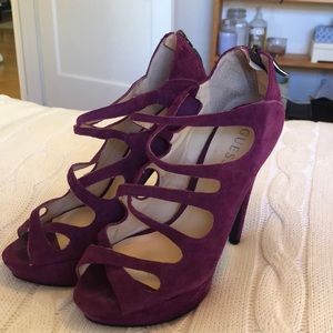 Guess platform heels